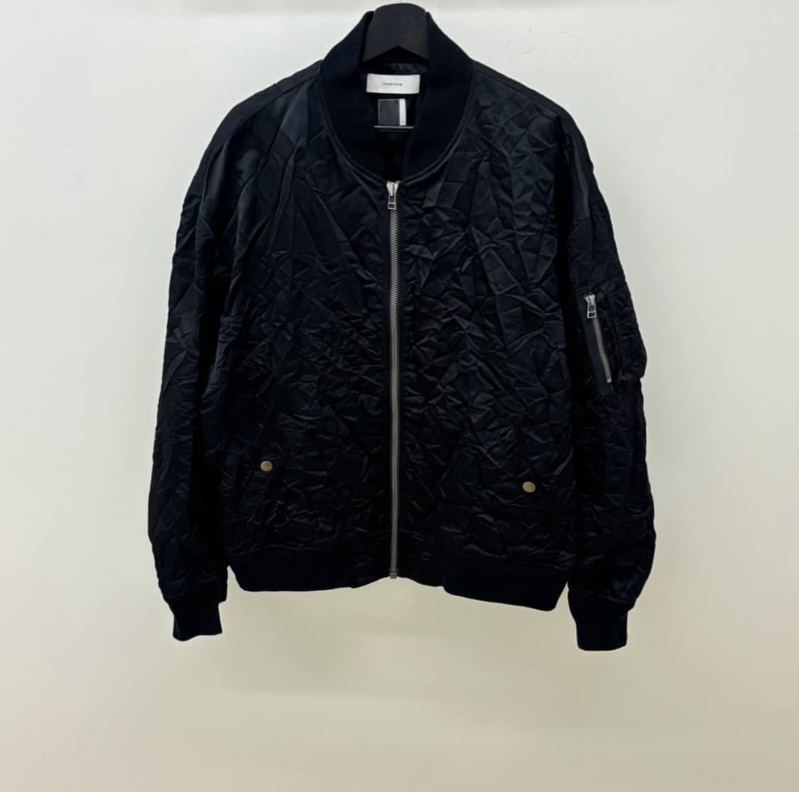 파세타즘 오버사이즈 링클 봄버 자켓 상품이미지1