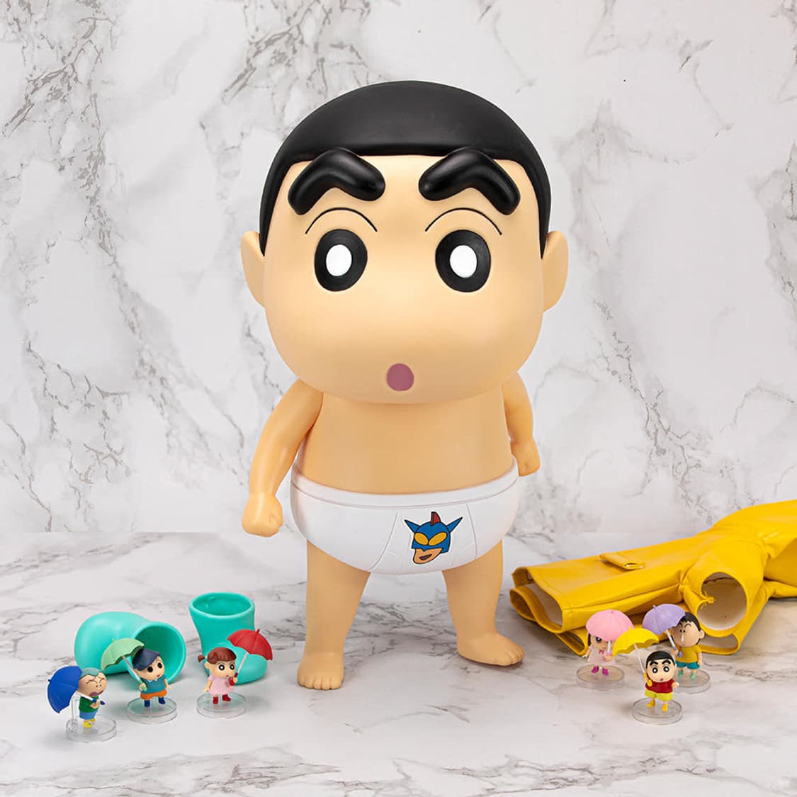 짱구는못말려 우비 짱구 대형 피규어 42CM 상품이미지3