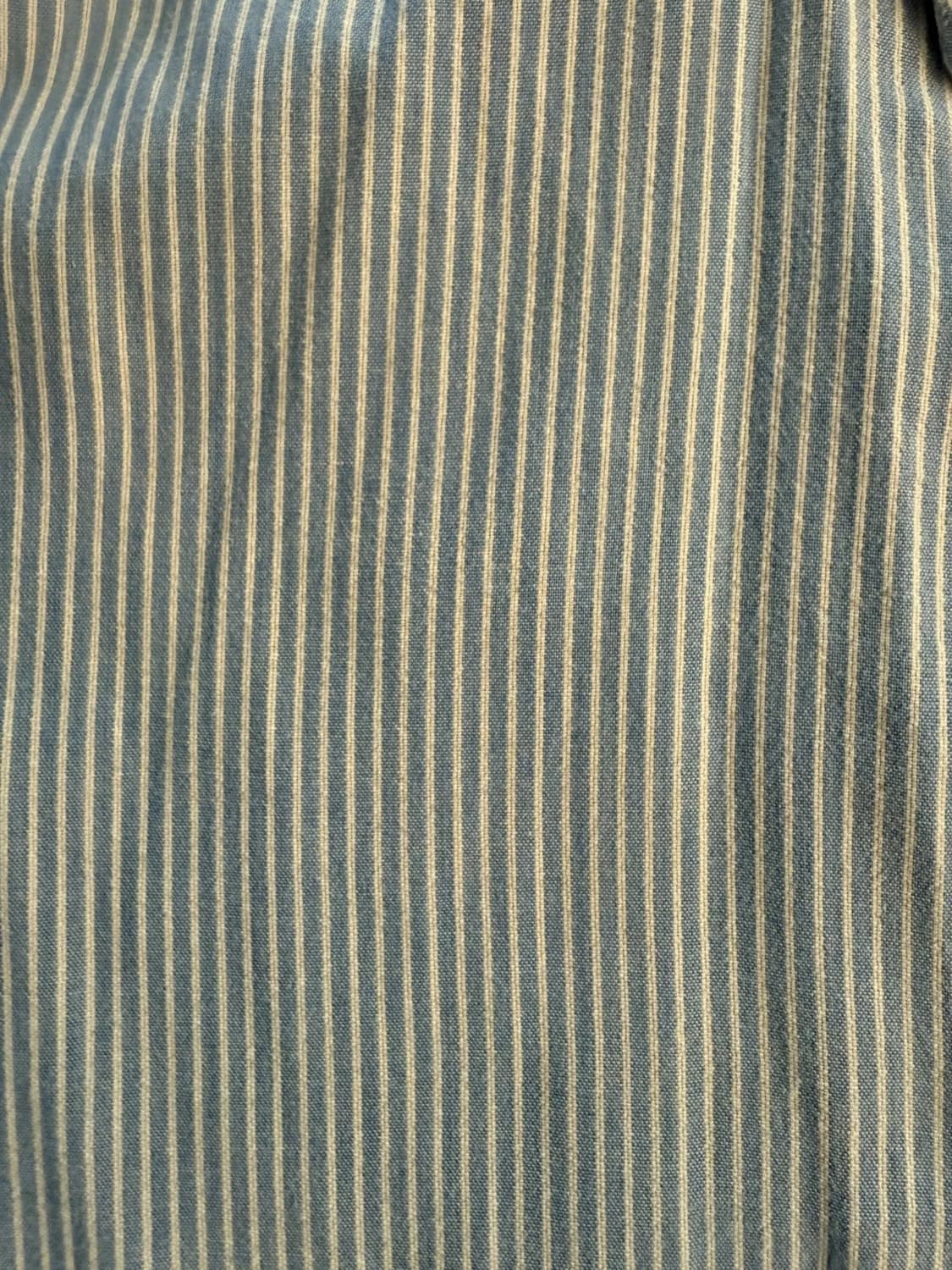 RRL 더블알엘 스트라이프 워크셔츠 블루/화이트 상품이미지3