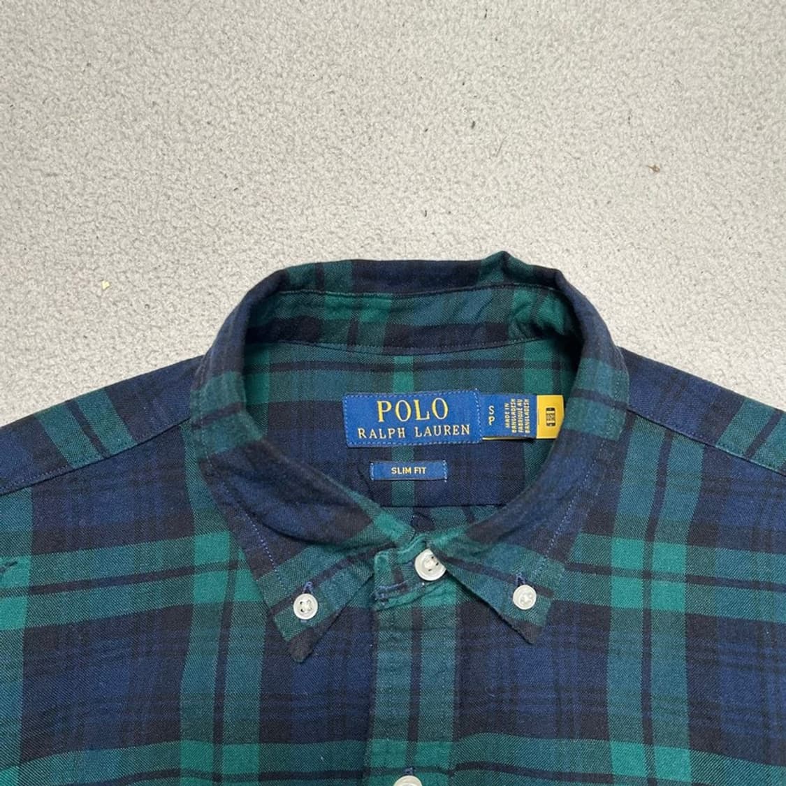 폴로랄프로렌 슬림핏 플래그 옥스포드 셔츠 S 상품이미지5