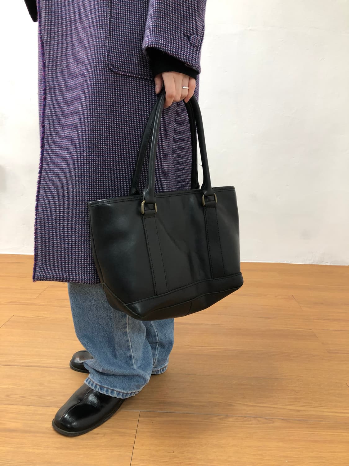 엘엘빈 레더 토트백 상품이미지3