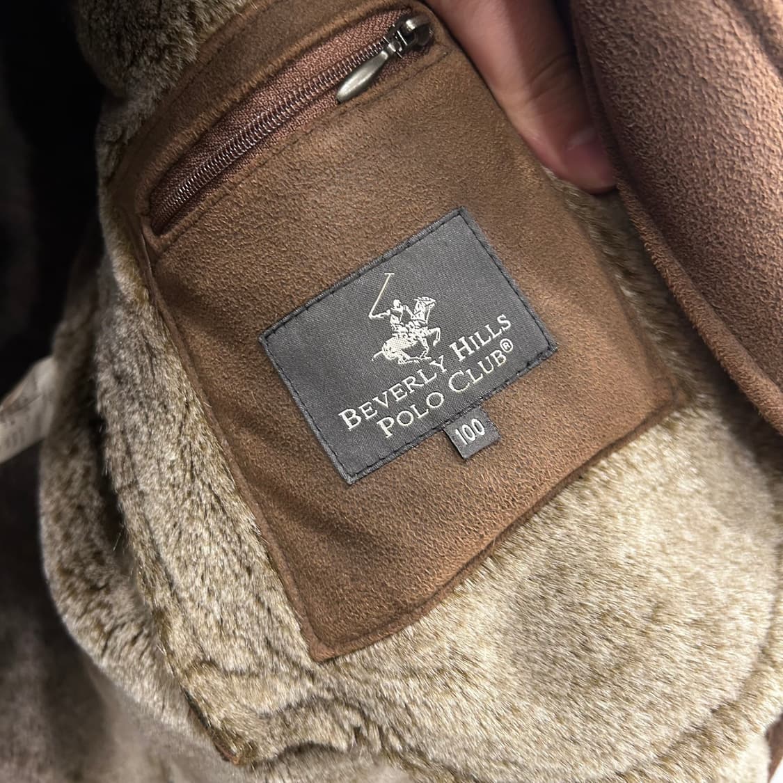 베버리힐즈 폴로클럽 모헤어 스웨이드 자켓 상품이미지3