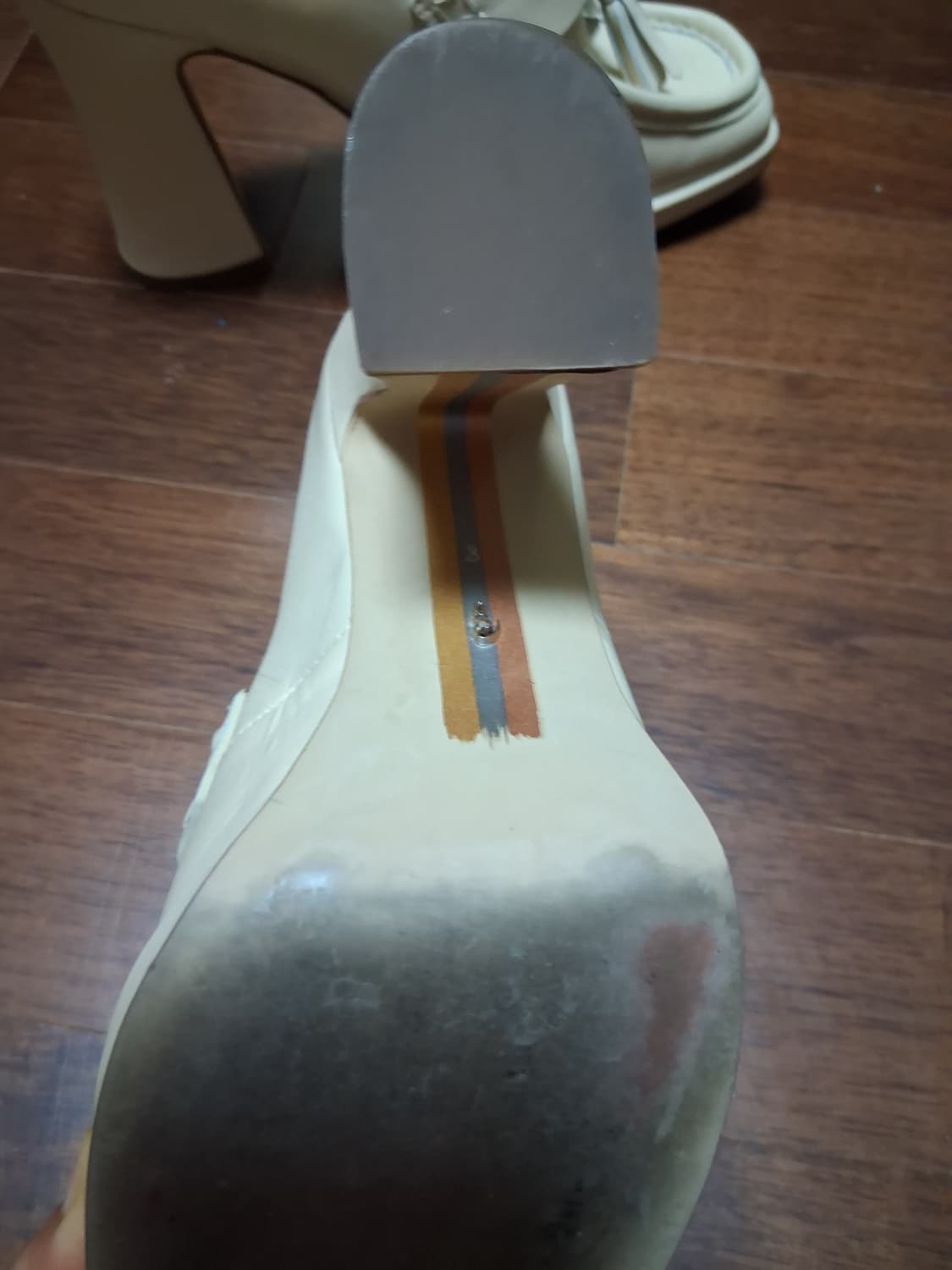 Sam Edelman 아이보리 통굽 로퍼 8 사이즈 (250) 상품이미지5