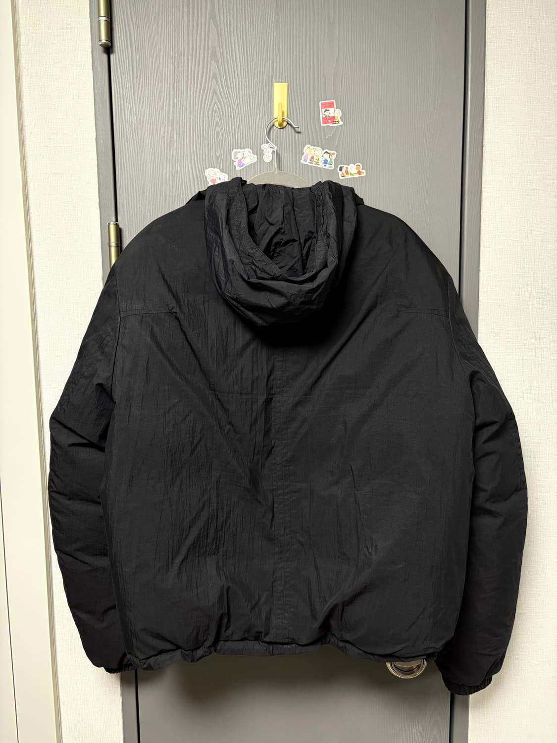 (L) 누마레 EE 슈렁큰 패딩 블랙 상품이미지3