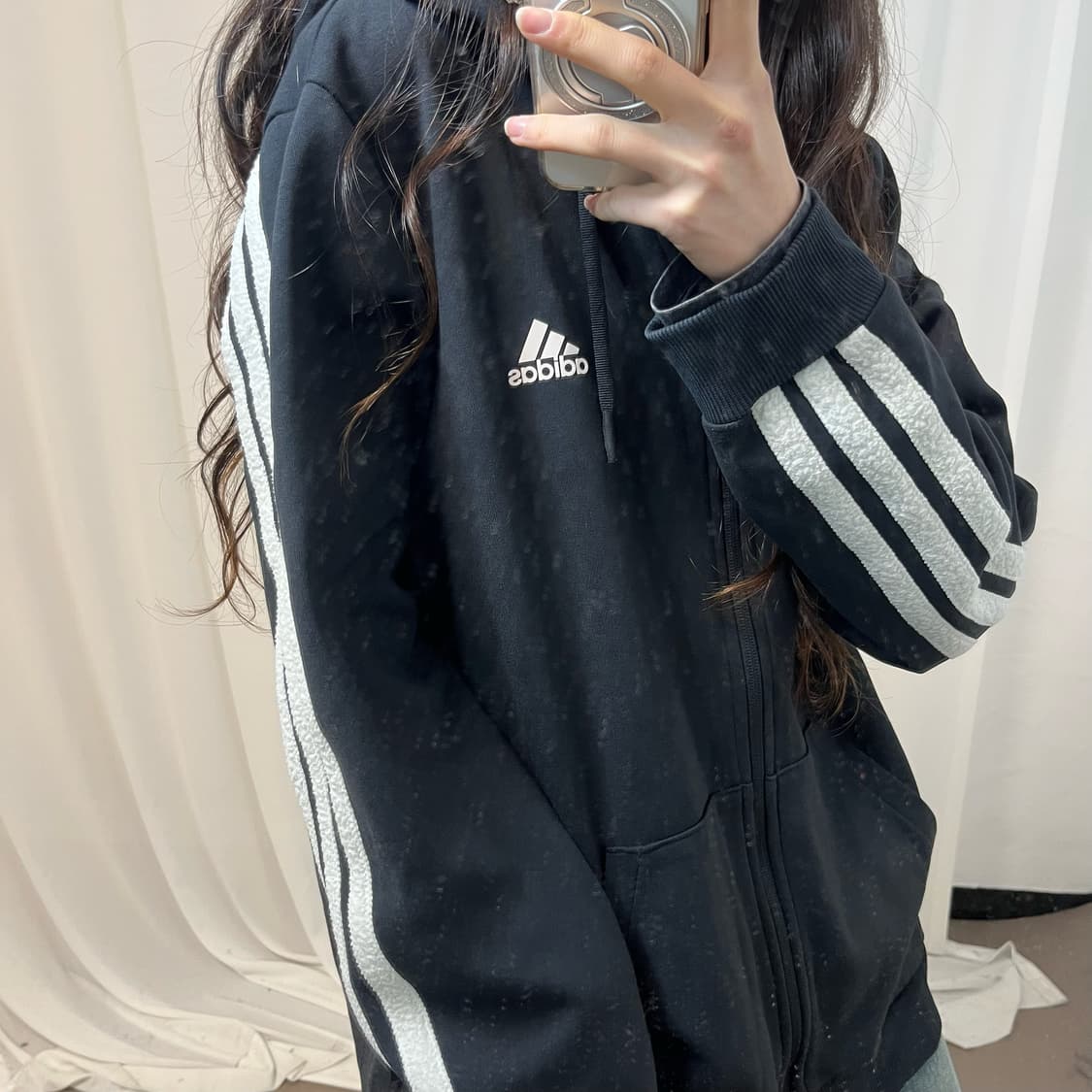 Adidas Fleece Zip-Up Hoodie  상품이미지3