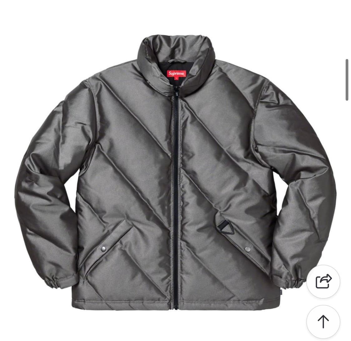 Supreme Iridescent Puffy Jacket - L size 상품이미지3