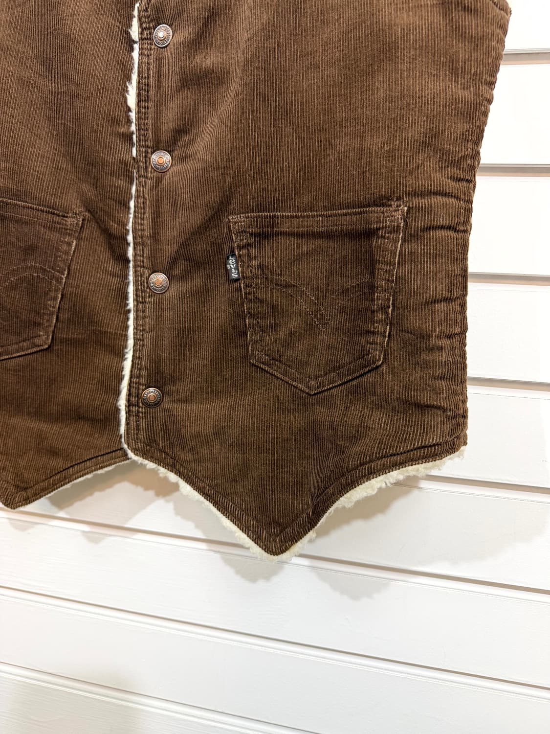 LEVIS 리바이스 쉐르파 코듀로이 베스트 (Made In U.S.A) 상품이미지4