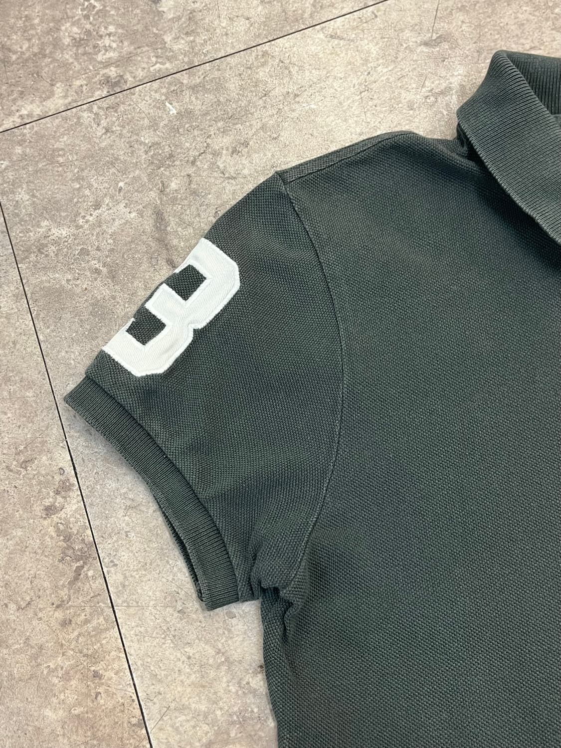 폴로 랄프로렌 빅포니 반팔 카라티 카키 S #csz3018 상품이미지5