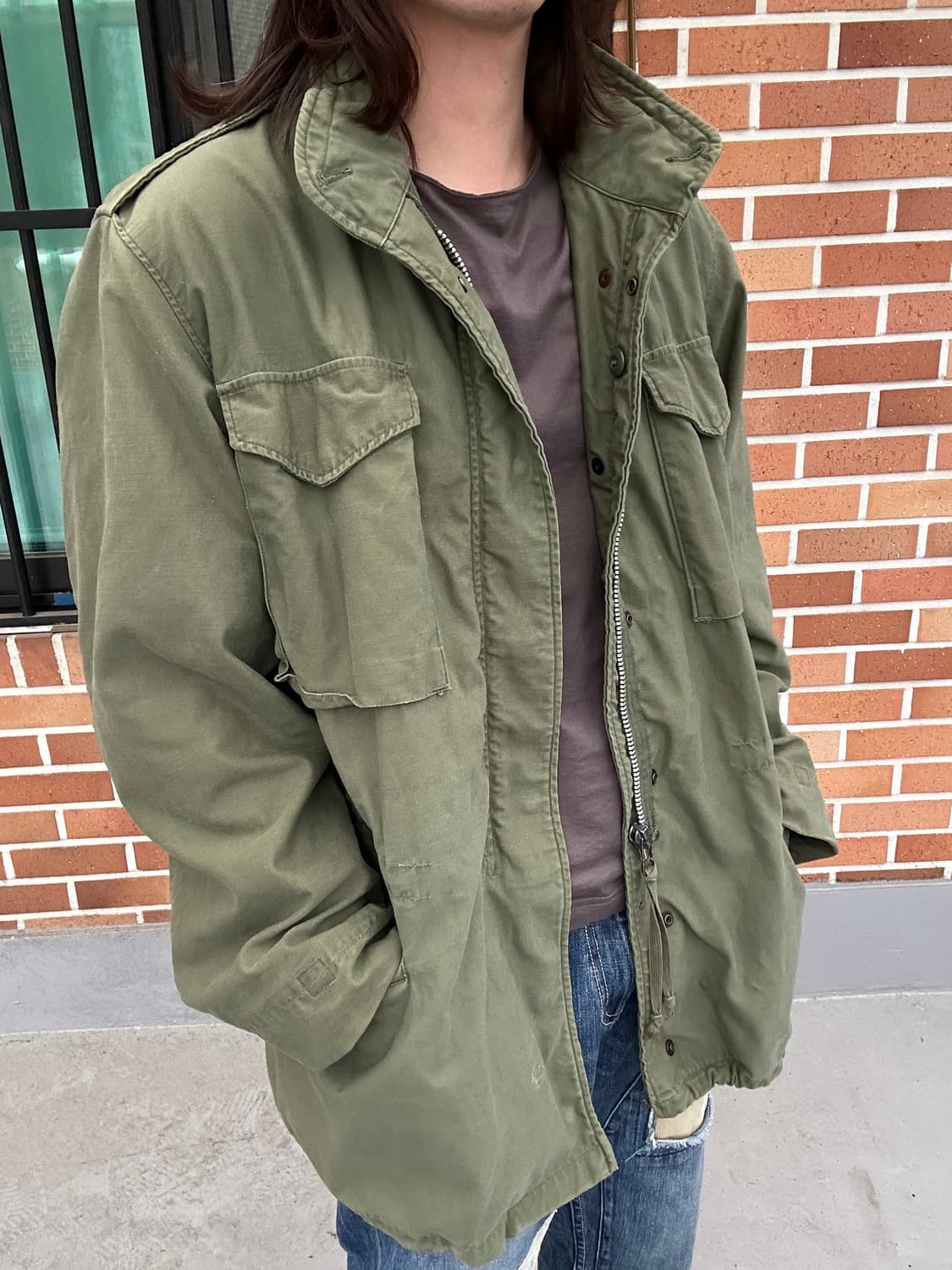 (M/L)70s M65 2세대 필드자켓 내피포함 상품이미지3