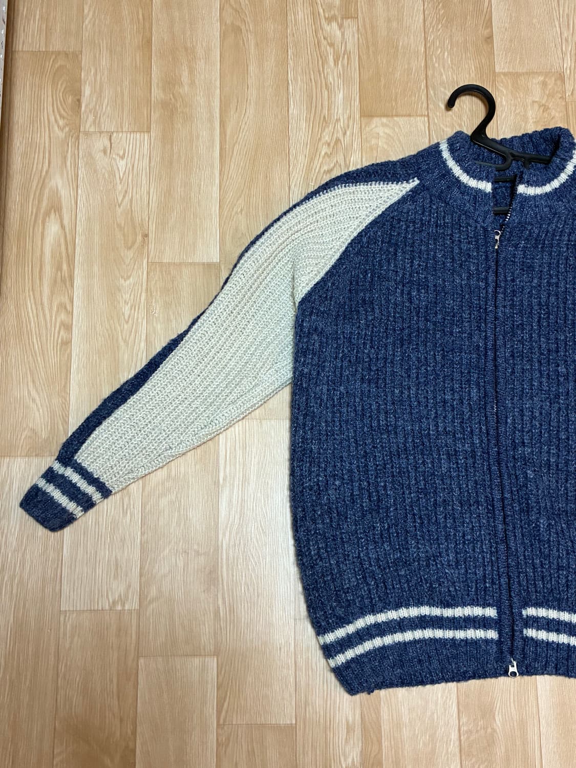 블루 니트 자켓 상품이미지2