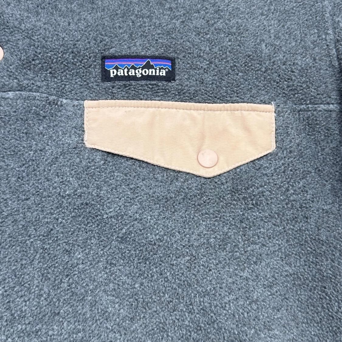 파타고니아 신칠라 스냅티 L 그레이/베이지 상품이미지3