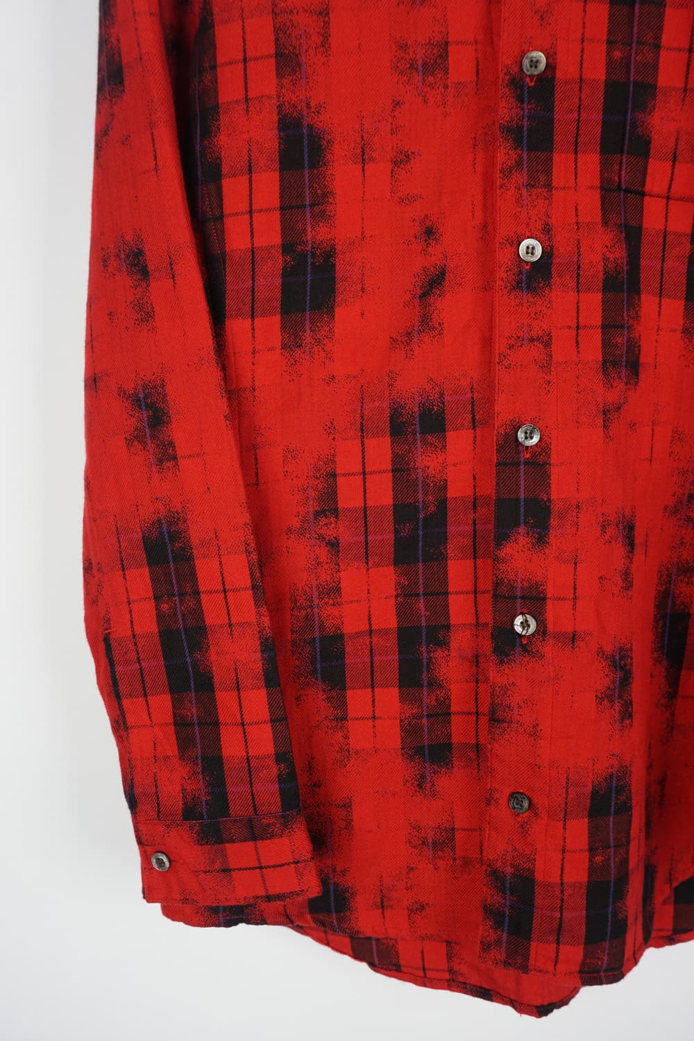  ROEN skull rhinestone flannel shirt 상품이미지3