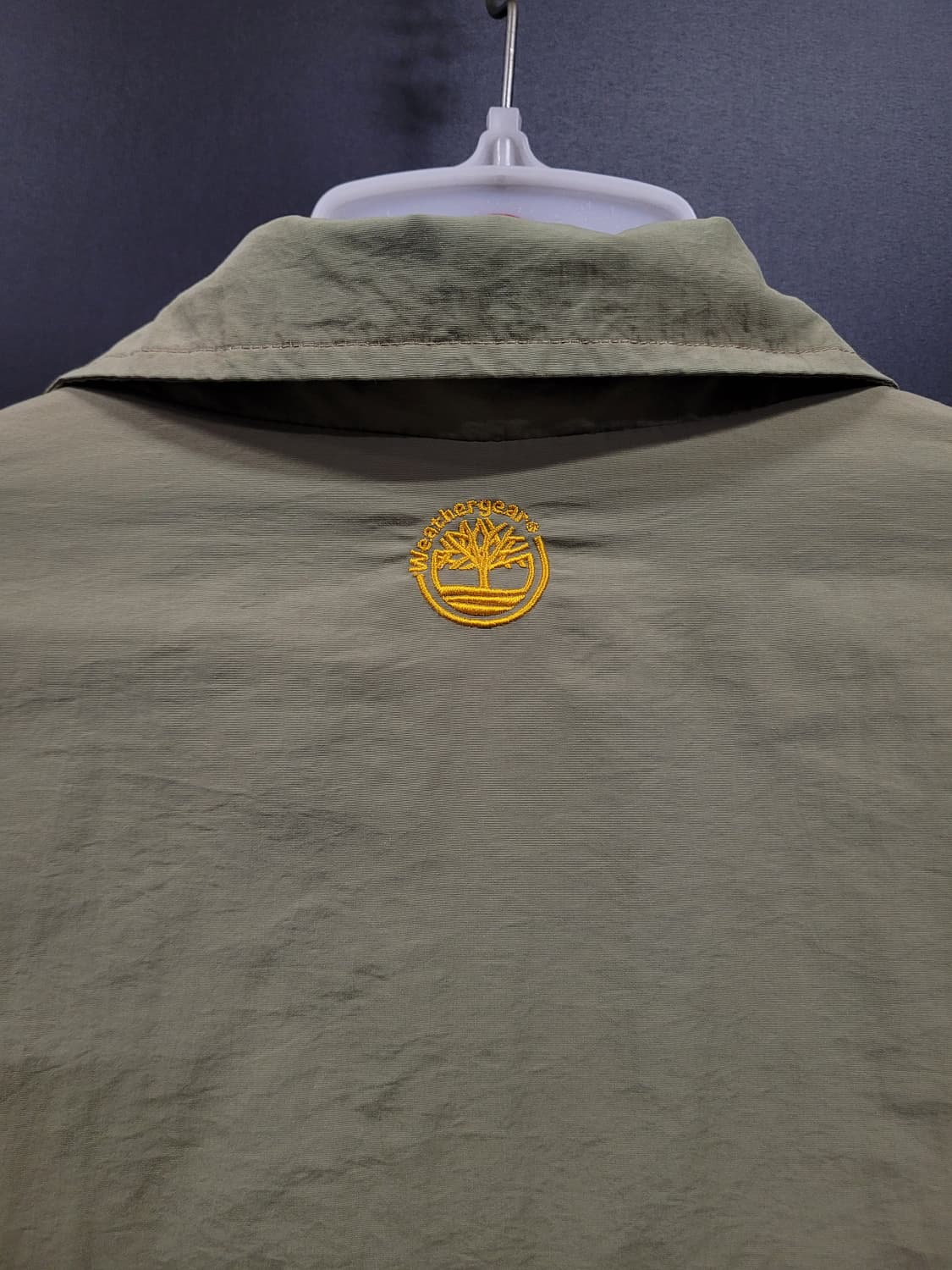 Timberland 팀버랜드 빈티지 자수로고 바람막이 집업 자켓  상품이미지5