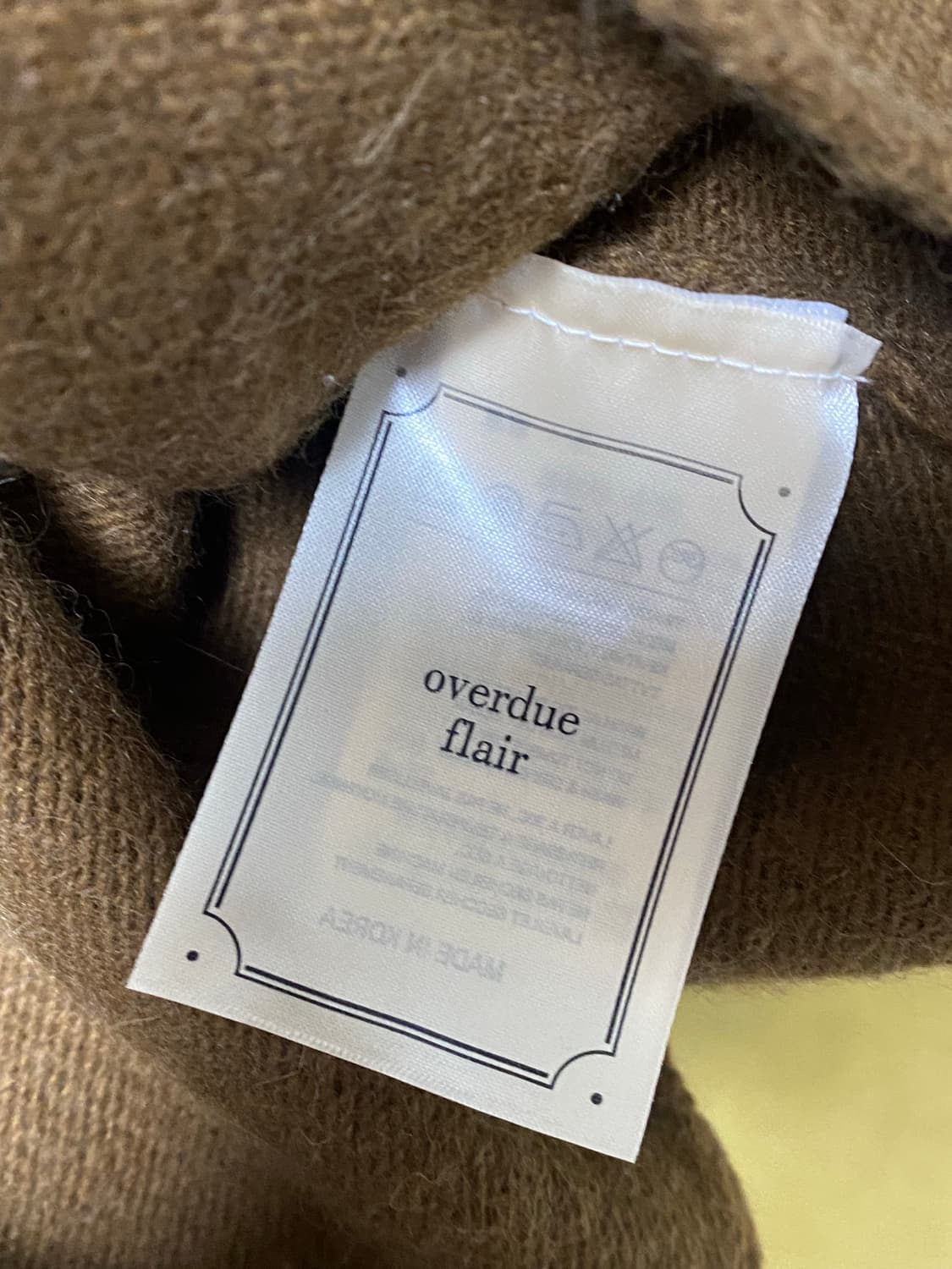 오버듀플레어 라쿤 미니 가디건 상품이미지8