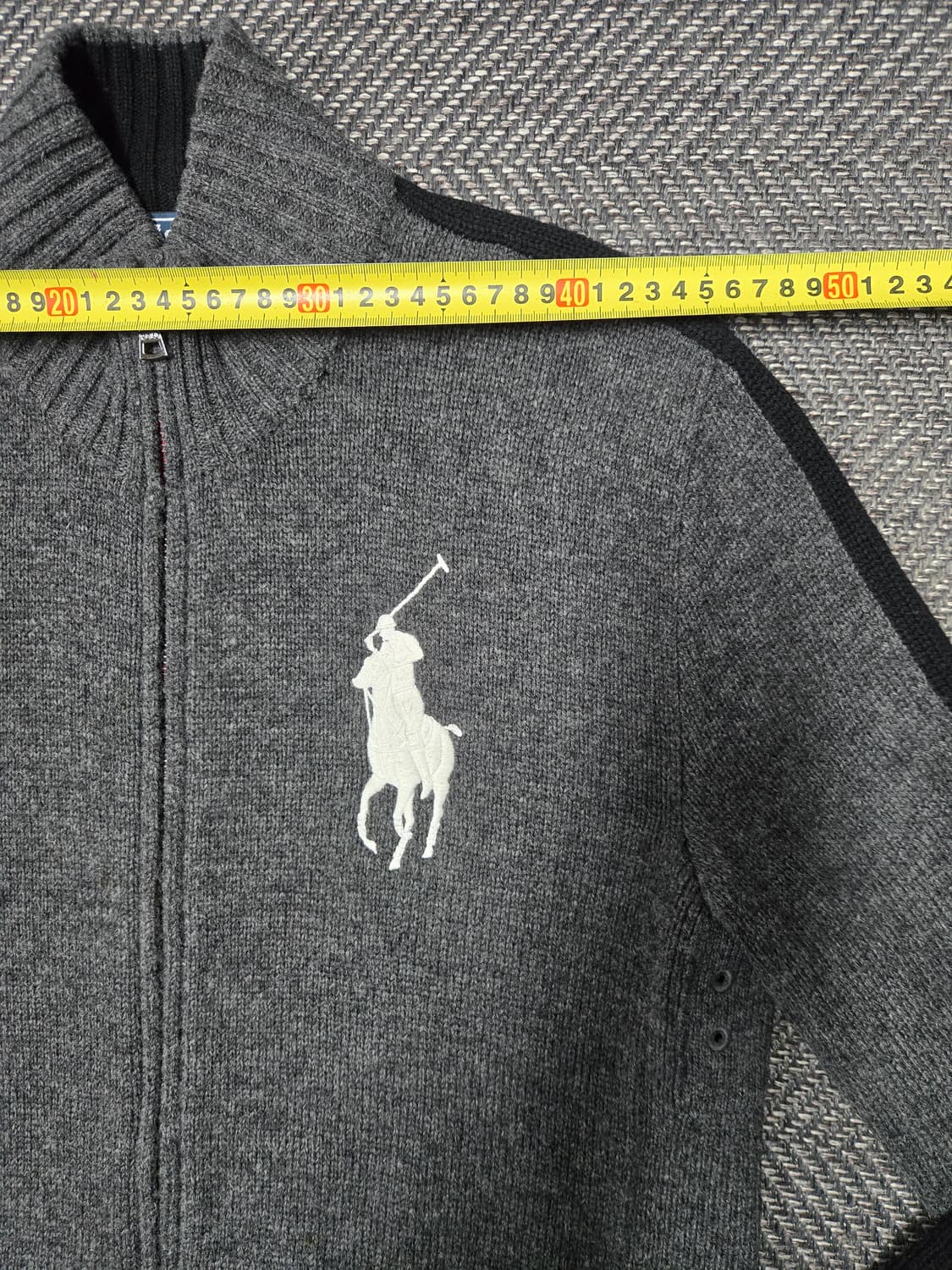폴로랄프로렌 그레이 집업 니트 가디건 상품이미지5