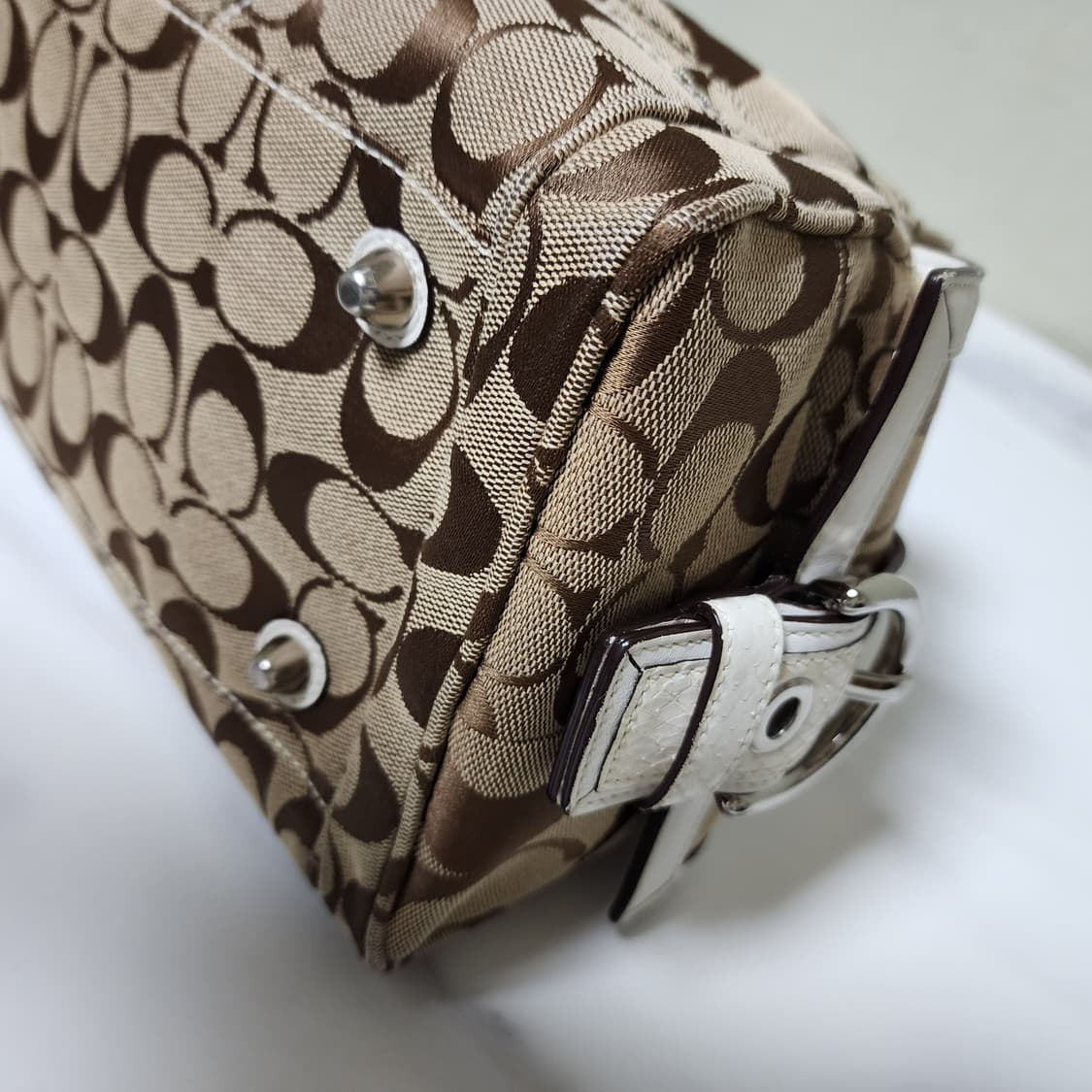 상태굿) 코치 보스톤 숄더백 상품이미지9