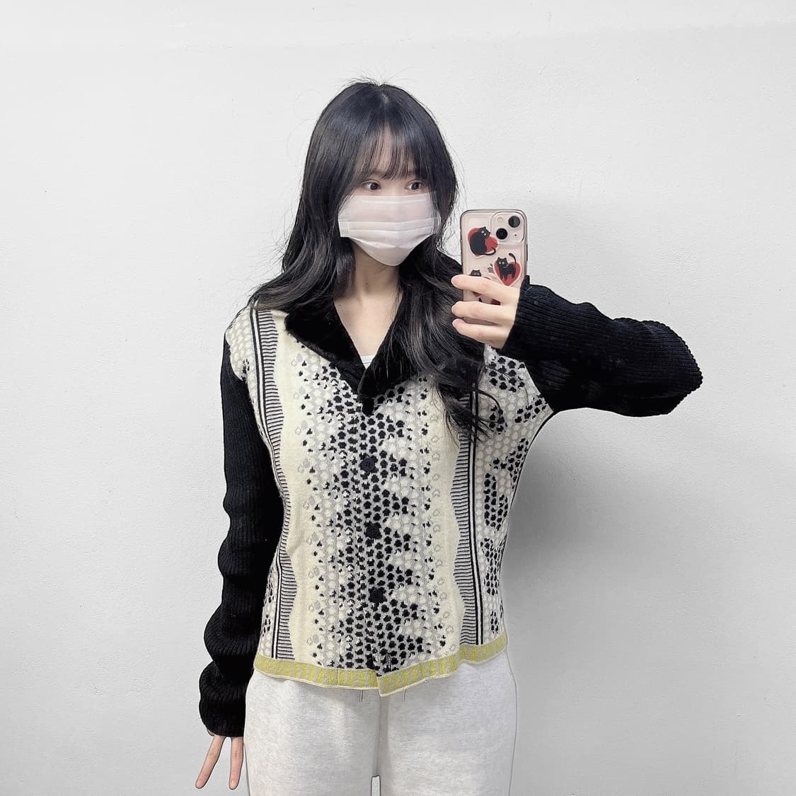 겐조 Kenzo 레오파드 니트 가디건 상품이미지1