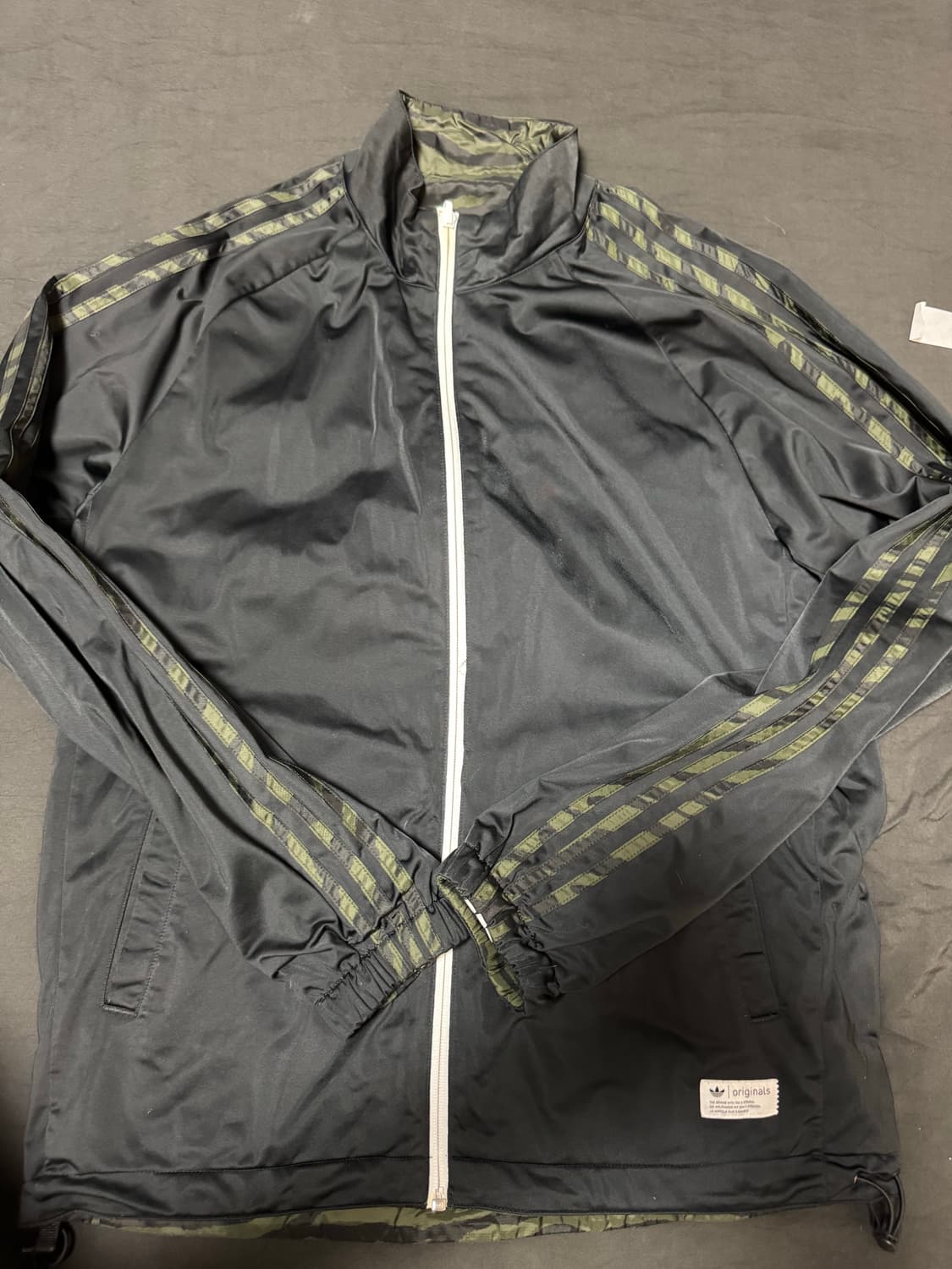 정품 아디다스 리버시블 바람막이 3S자켓 지브라 카모 밀리터리 105 상품이미지4