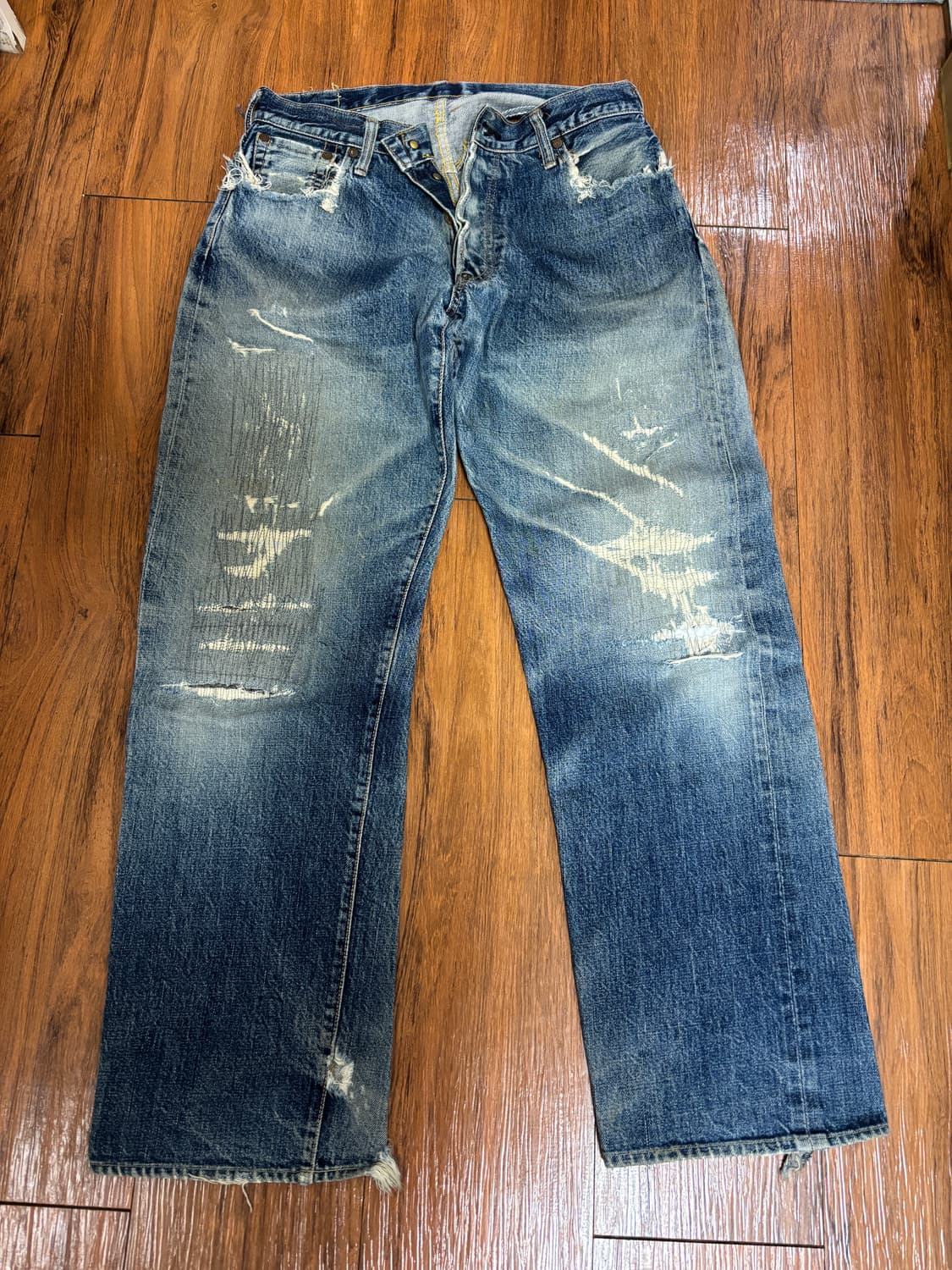 90s evisu 리바이스 복각 셀비지 데님 상품이미지1