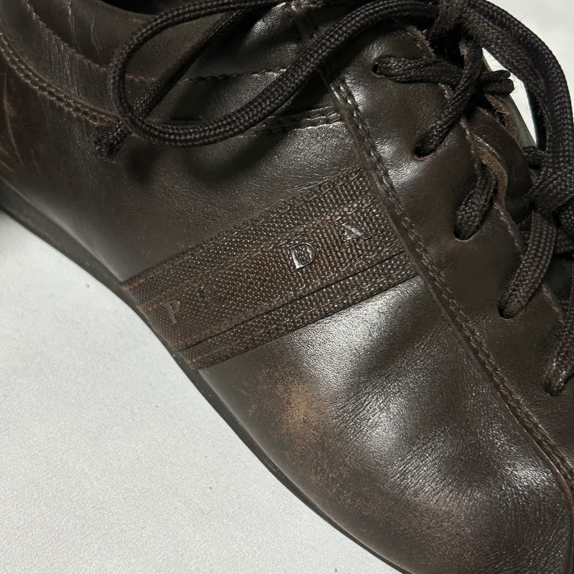 Prada sports leather sneakers 상품이미지6