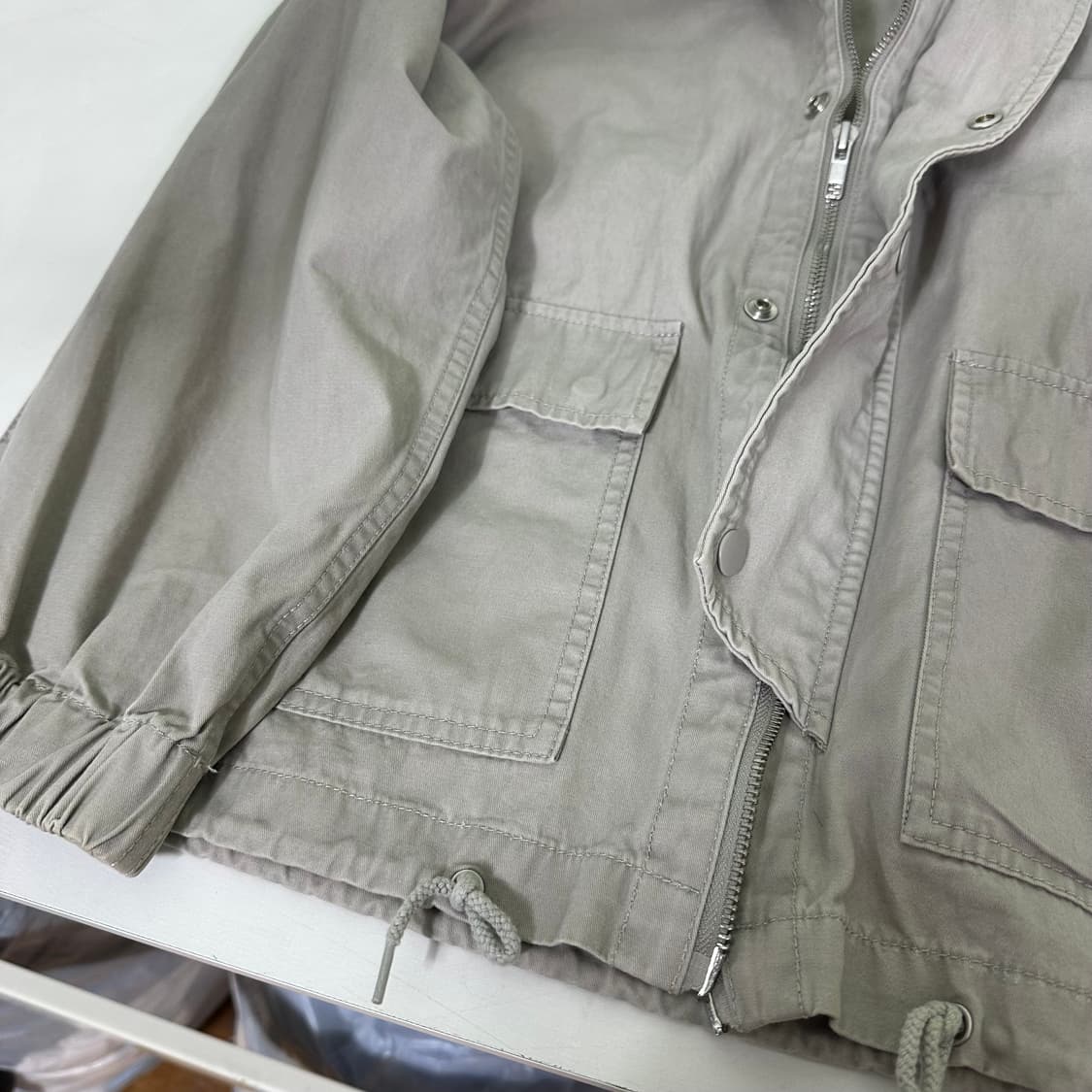 M 파르티멘토 세민트그레이 투웨이 코튼 후드자켓 상품이미지3