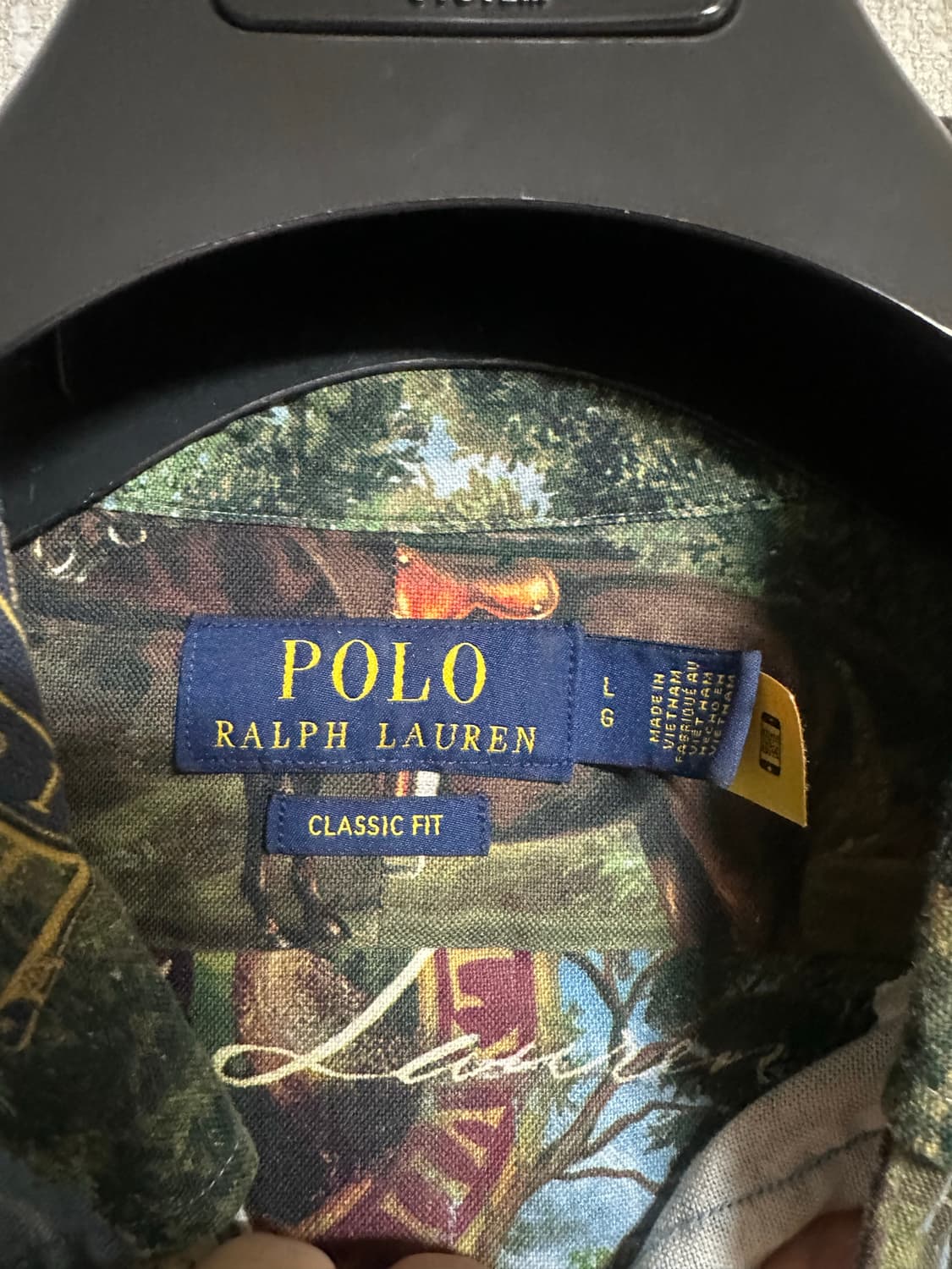 폴로 랄프로렌 남성 말 패턴 셔츠 L 상품이미지4