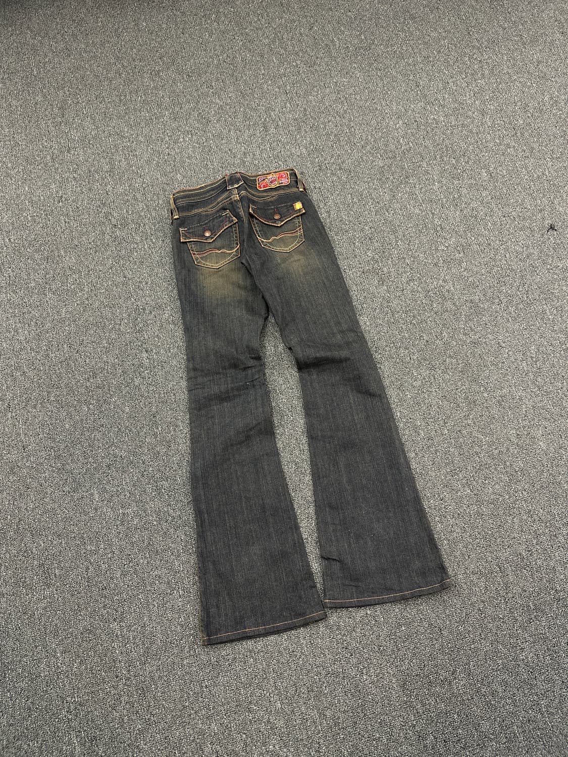 26) 재패니즈 빈티지 워싱 부츠컷 데님팬츠 y2k 상품이미지6