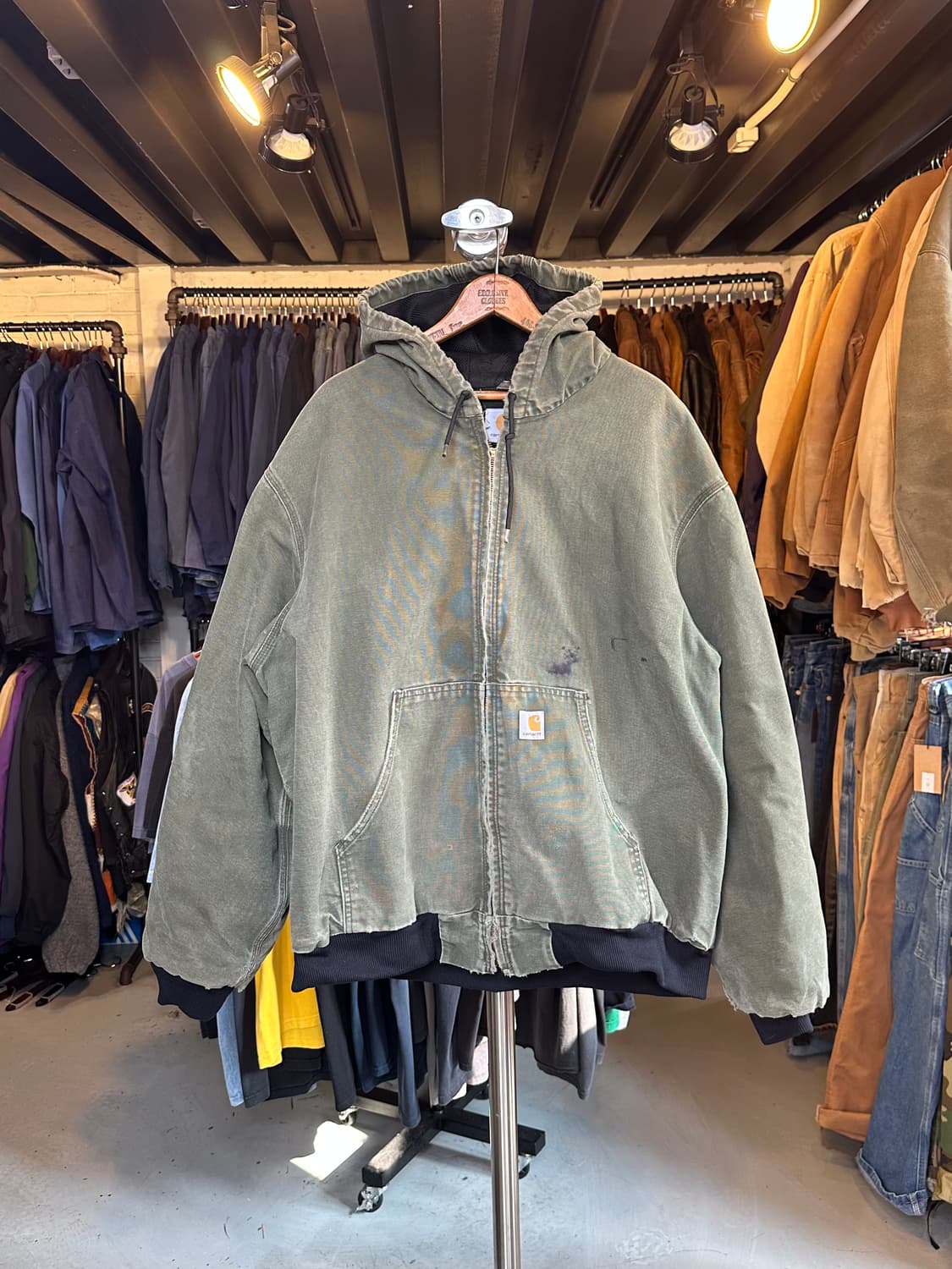 칼하트 디트로이트 페이드 덕 액티브 워크 자켓 상품이미지1