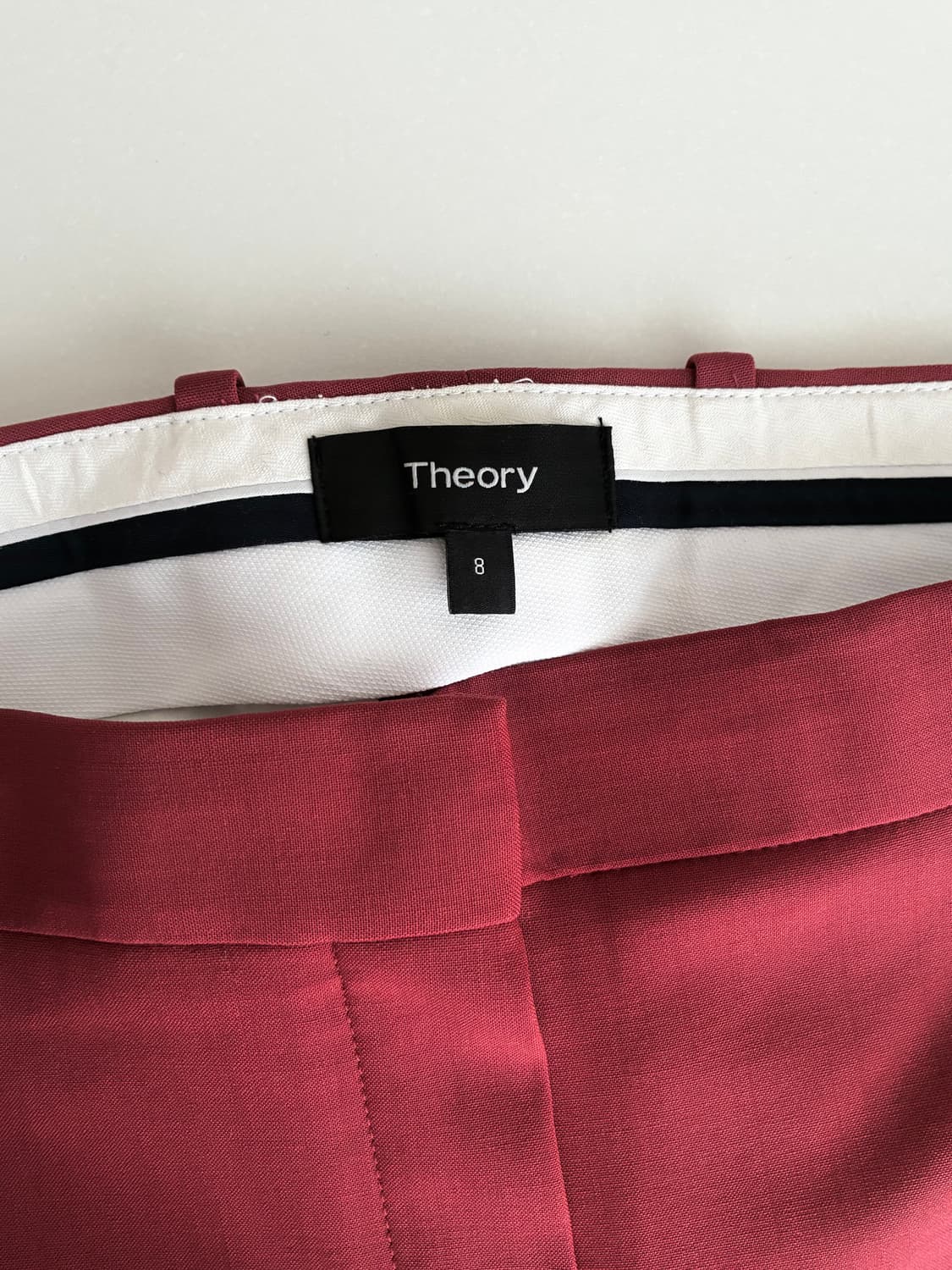 8) 띠어리 Theory 롤업 슬랙스 와인 상품이미지4