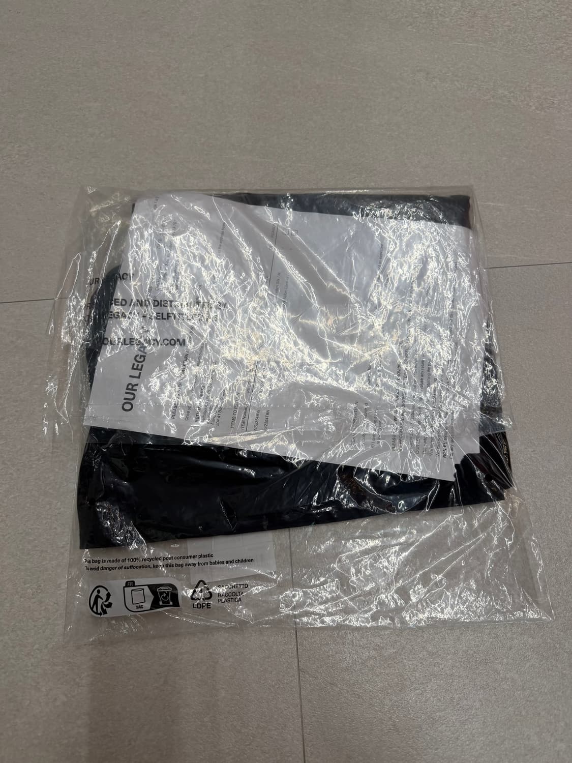 스투시 x 아워레가시 워크샵 트렁크 블랙 나일론 코듀라 쇼츠 상품이미지4