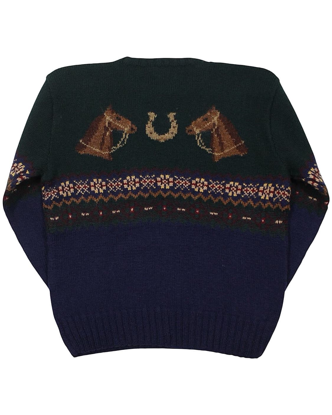 폴로랄프로렌 말굽 페어아일 울 핸드 니트 스웨터 빈티지 상품이미지2