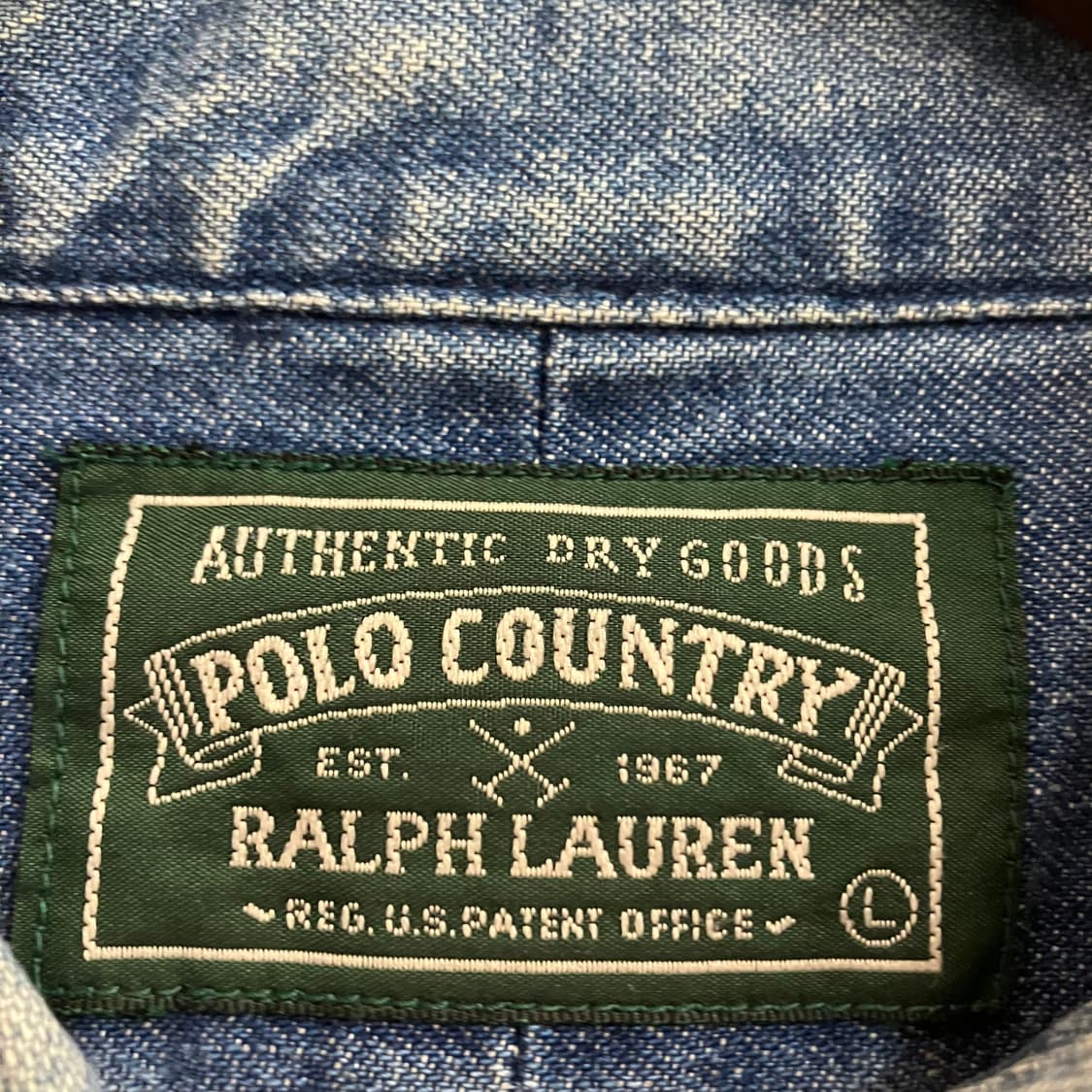 N230 폴로 컨트리 데님 청셔츠 상품이미지3