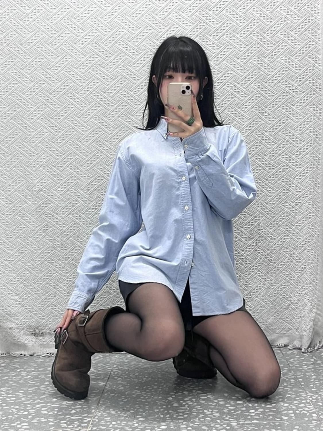 폴로 랄프로렌 빈티지 레트로 캐주얼 옥스포드 셔츠 XL C11666 상품이미지1