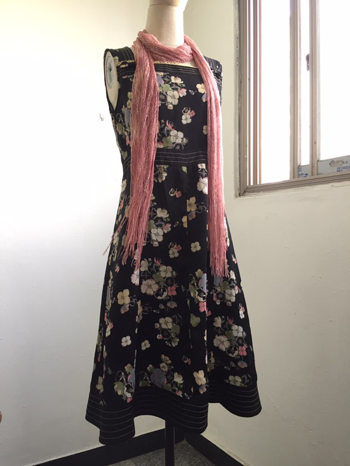 오리엔탈 페어리 무드 블랙 롱드레스 상품이미지1