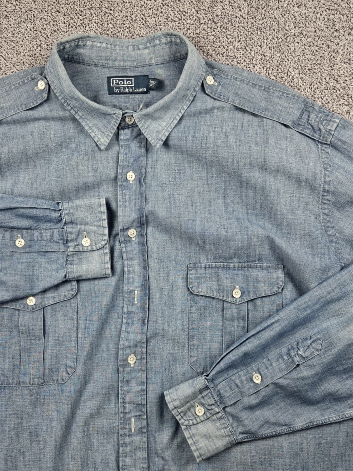 90's 폴로랄프로렌 데님셔츠 ( 3XL )  / 9738 상품이미지6