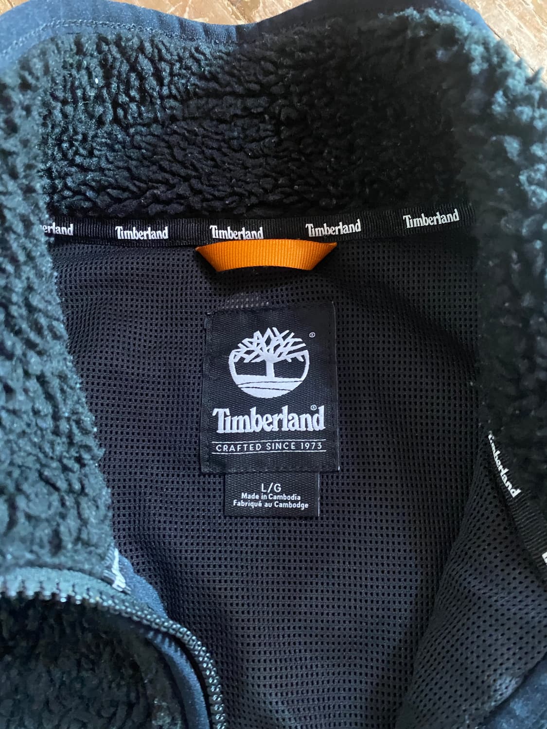 Timberland 플리스 블랙 자켓 L 상품이미지2