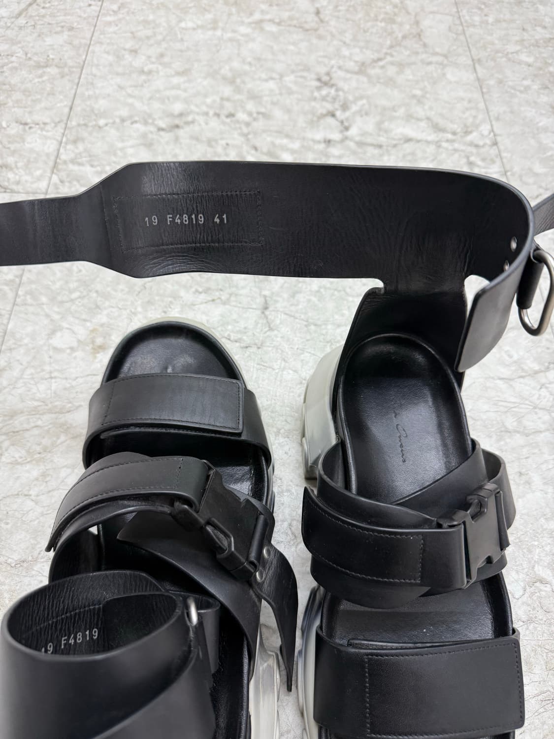 Rick owens / ankle strap tractor sandals 상품이미지7