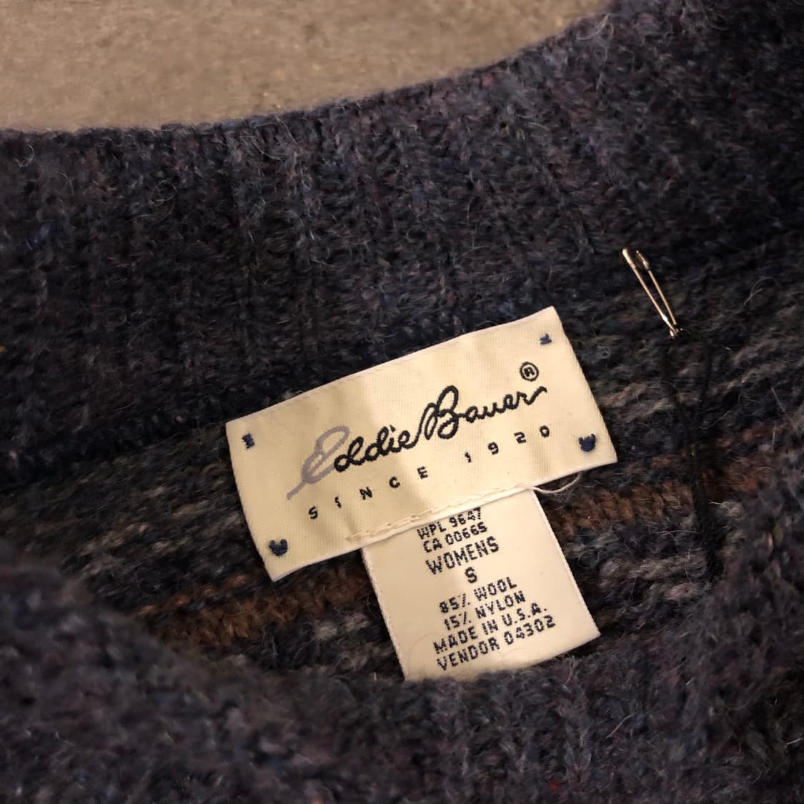 Eddie Bauer Pattern Wool Knit 상품이미지6