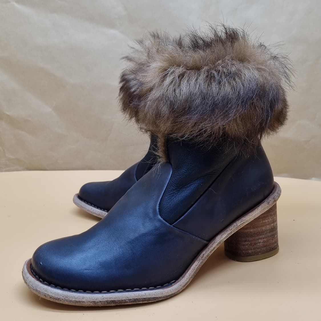 네오샌스 여성가죽털부츠 230 굽7 상품이미지1