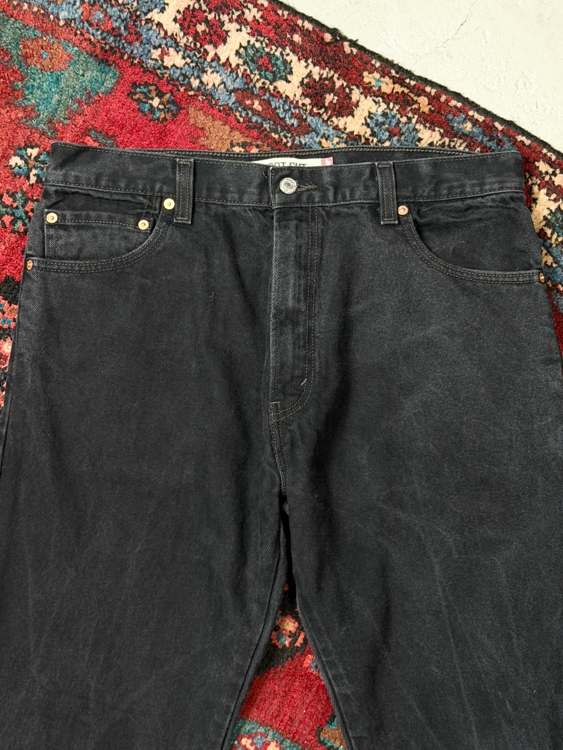 00's 리바이스 517 블랙 부츠컷 플레어진 상품이미지6