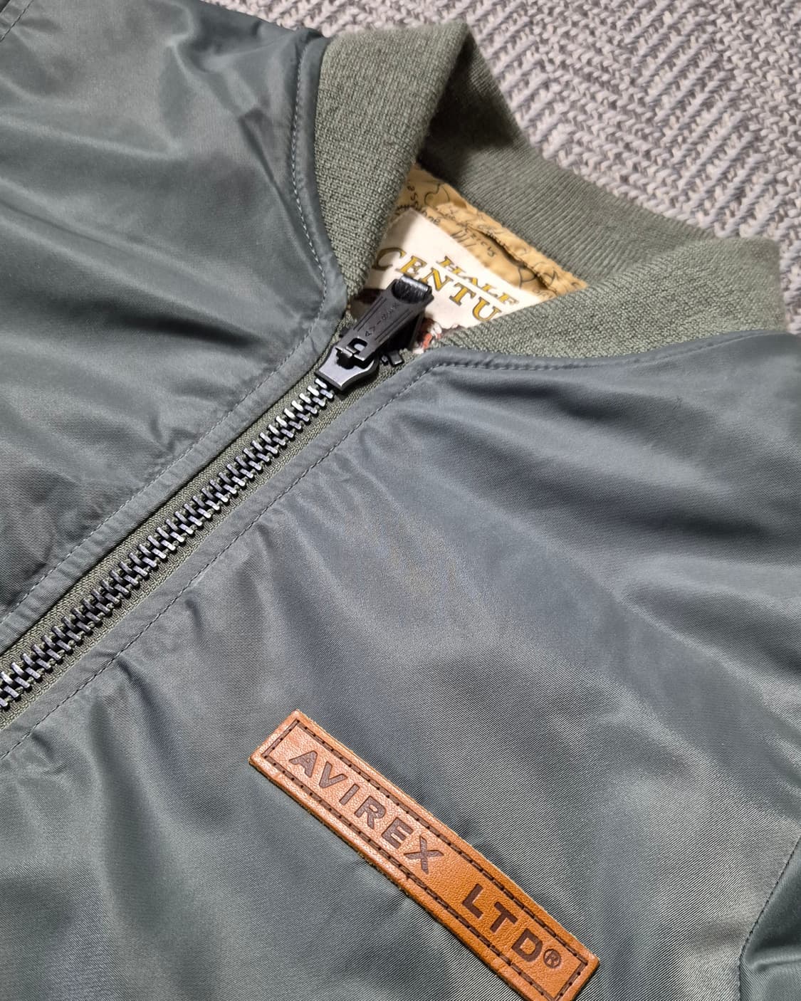 Avirex 50주년 ma-1 M 세이지 상품이미지3