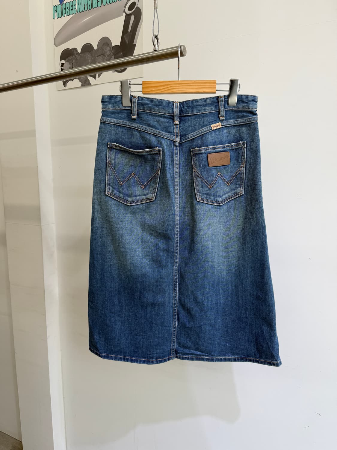 WRANGLER (Made in Japan) 데님 스커트  상품이미지4