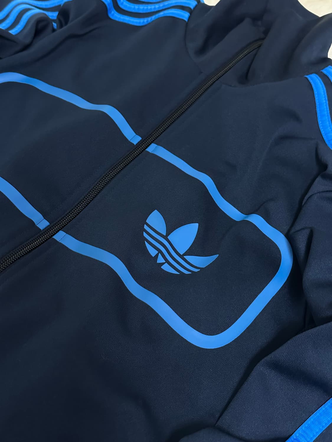 아디다스 파이어버드 뀌여미 져지 블루 미디움 상품이미지6