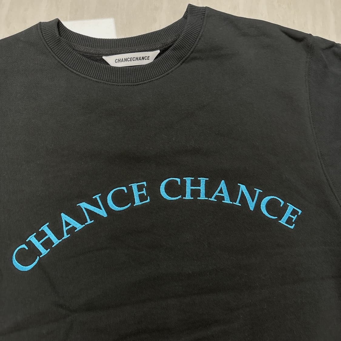 새제품 챈스챈스 기모 맨투맨 s 상품이미지2