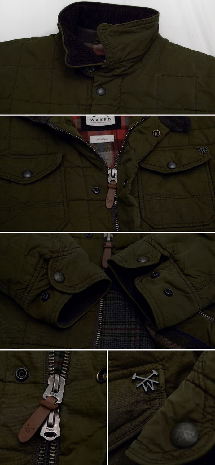 왁시드 바이 시리즈 왁스코튼 퀼팅 패디드 자켓 (M / 100) 상품이미지9