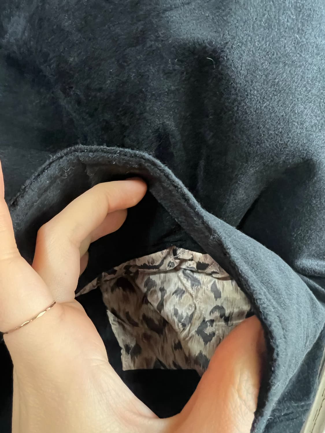 레오파트퍼 카라 빈티지 자켓 상품이미지6