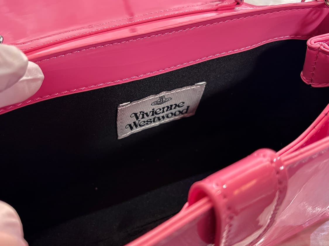비비안웨스트우드 핑크 헤이즐 미디움 숄더백 상품이미지9