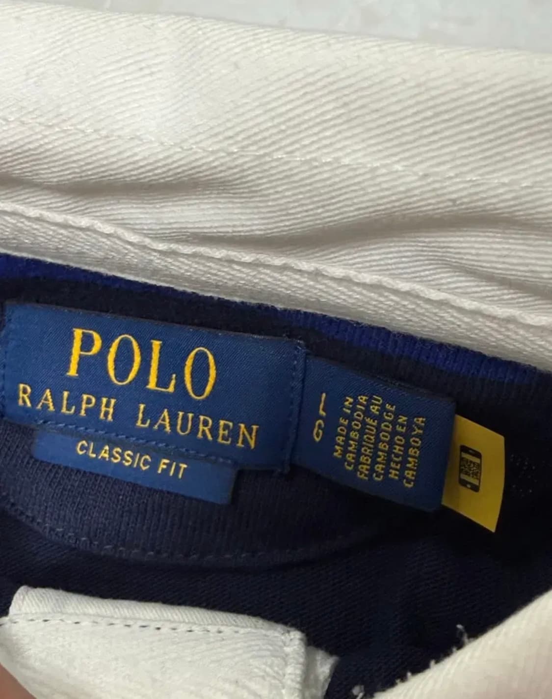 Polo 스트라이프 럭비티 L siz 상품이미지3