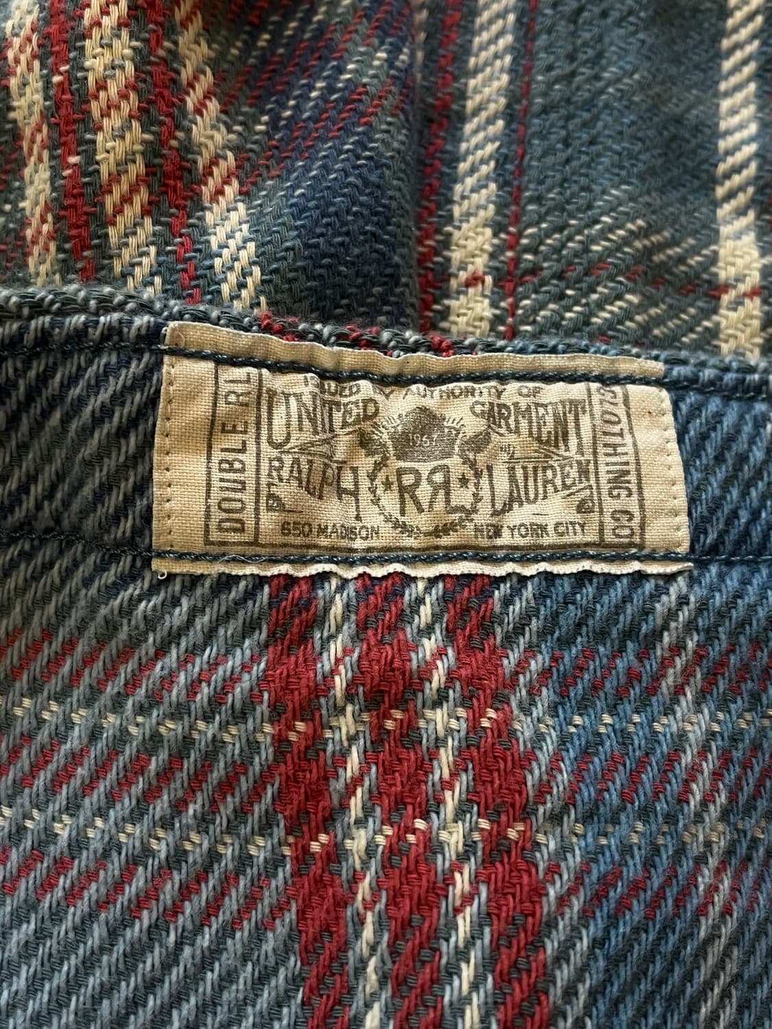 90’s RRL FLANNEL PLAIDS SHIRTS 상품이미지9