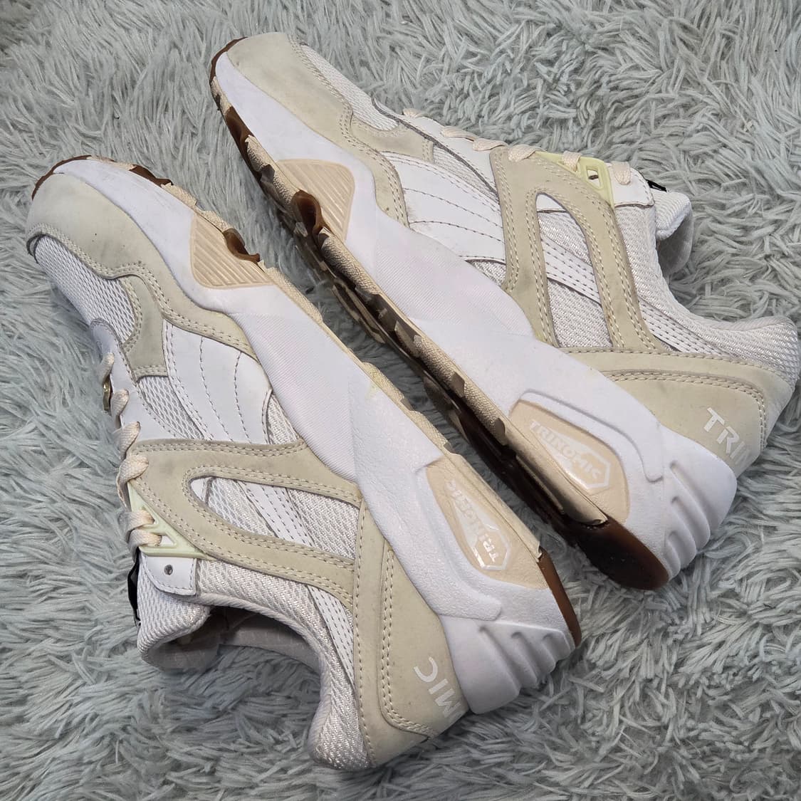 5a-25:푸마 트리노믹 R698 빈티지 화이트(230) 상품이미지8